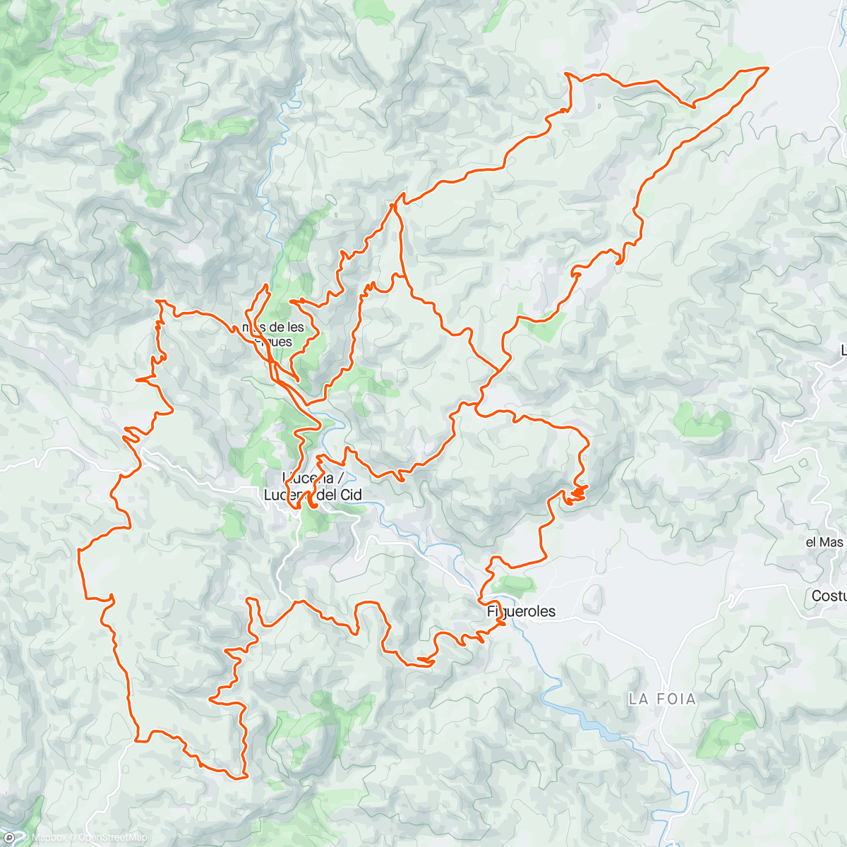 Map of the activity, Copa de 🇪🇸 Gravel