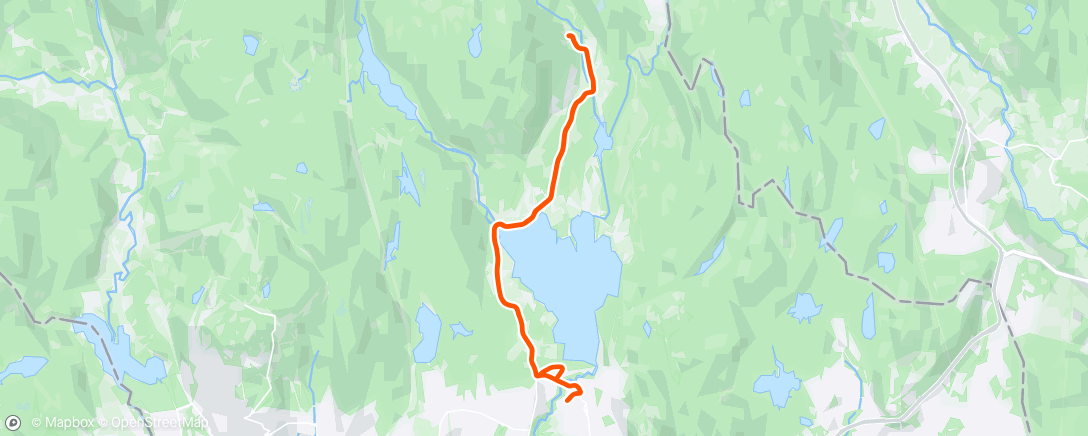 Map of the activity, Vårslipp i Maridalen