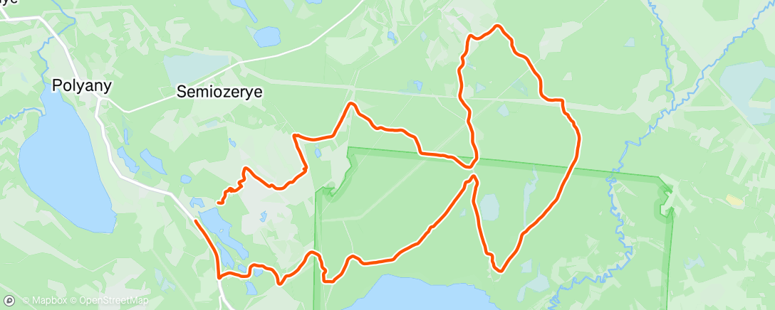 Map of the activity, Семиозерье
