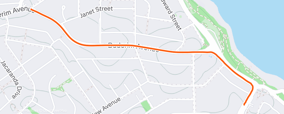 Map of the activity, ROUVY - IRONMAN 70.3 Sunshine Coast (1st loop)