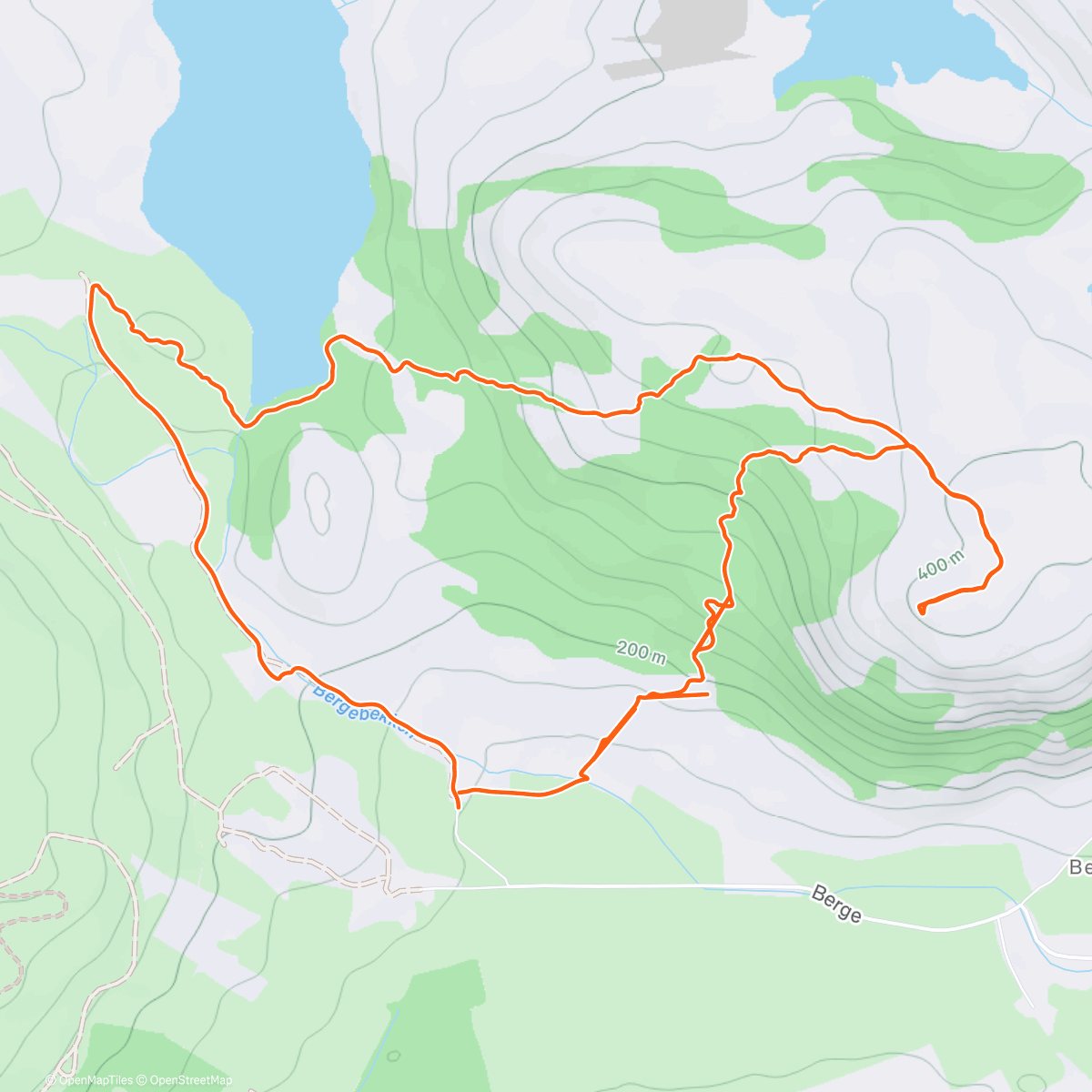 Map of the activity, Nyte