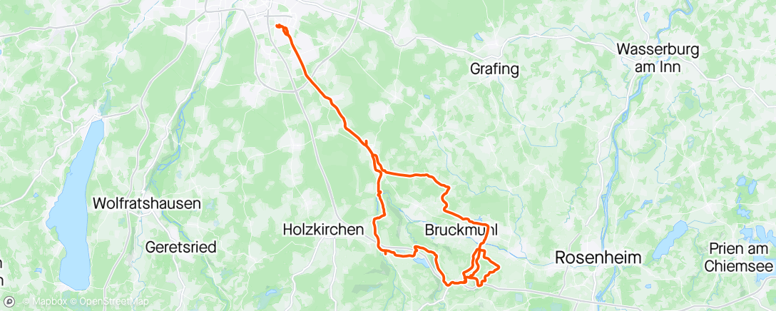 Map of the activity, Doppelter Irschenberg