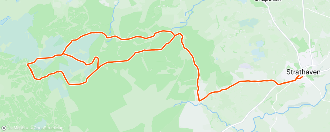 Map of the activity, Afternoon Gravel Ride