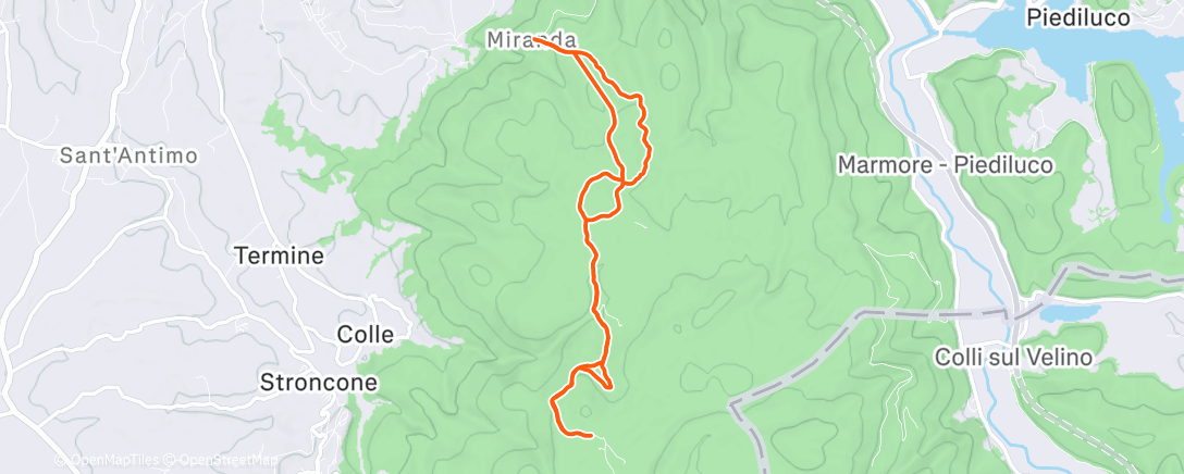 Map of the activity, Post work👩‍🏫....nel bosco!!!❤️🏔