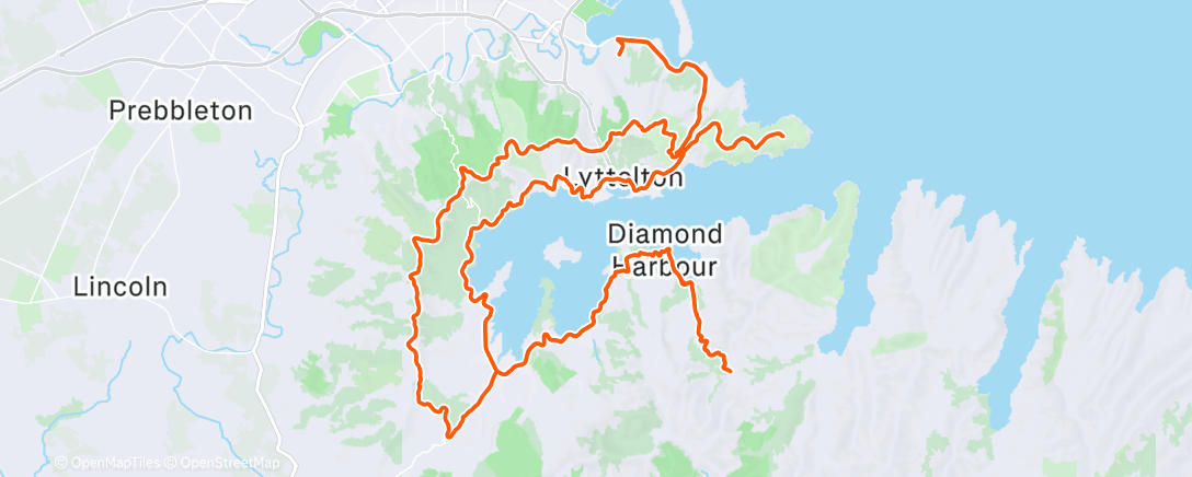 Map of the activity, Morning Ride