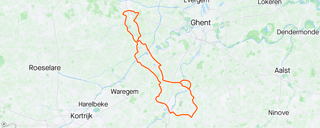 Map of the activity, Aalterse fietspatatten