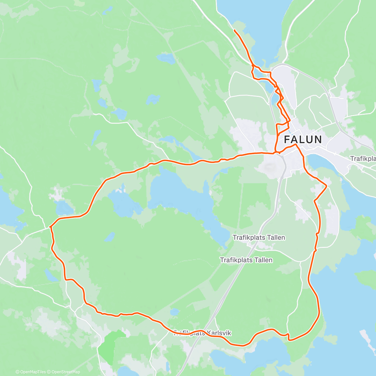 Map of the activity, Le Peloton