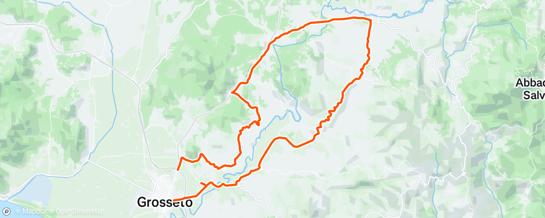 Map of the activity, Morning Gravel Ride