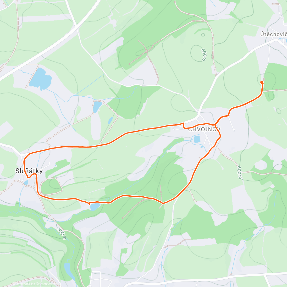 Map of the activity, Na ohýnek