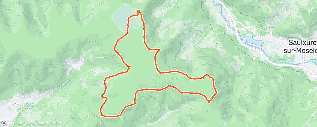 Mapa da atividade, Trail en soirée