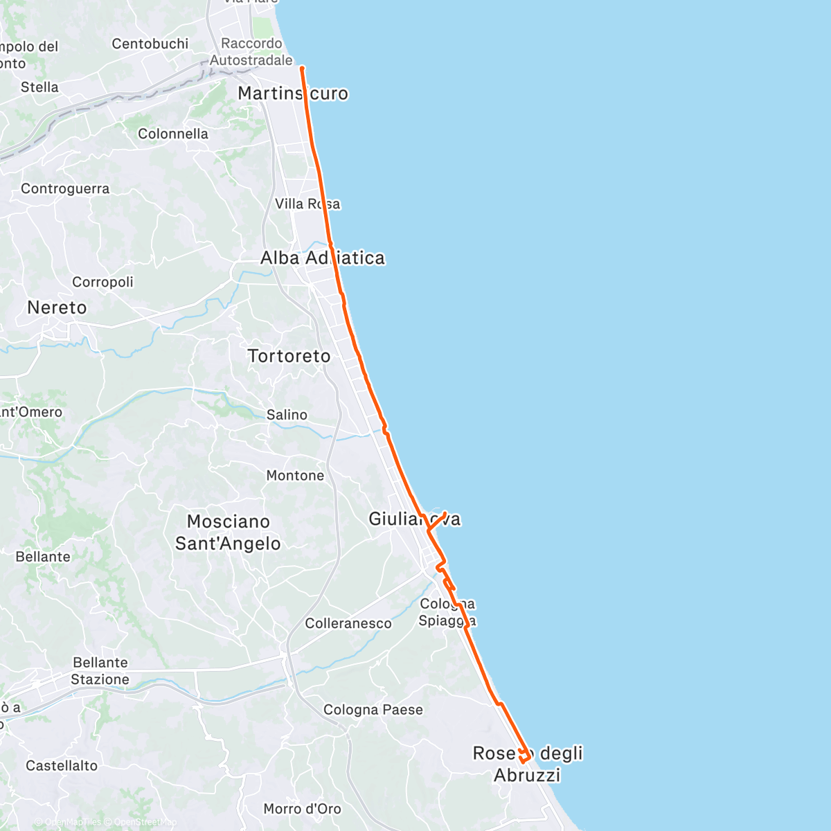 Map of the activity, Pianificare un viaggio è molto più difficoltoso che pedalarlo……. Ma non nei prossimi giorni