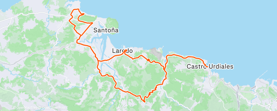 Map of the activity, 2025-12-27Ride