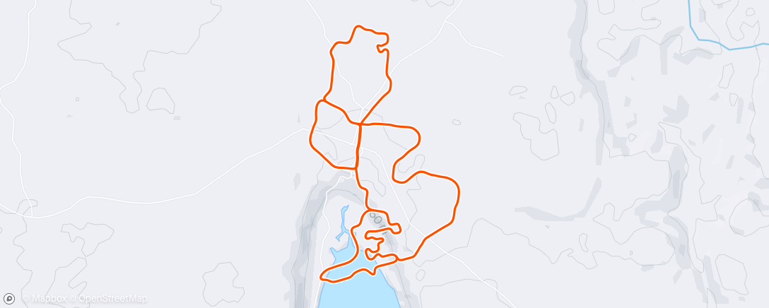 Map of the activity, Zwift - Elevate and Escalate in Makuri Islands
