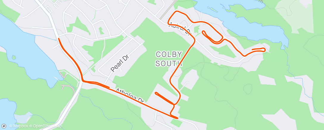 Map of the activity, 7k to start the day 🏃🏻‍♀️☀️