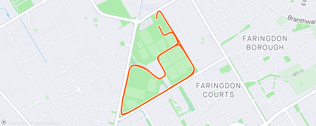 活动地图，Parkrun