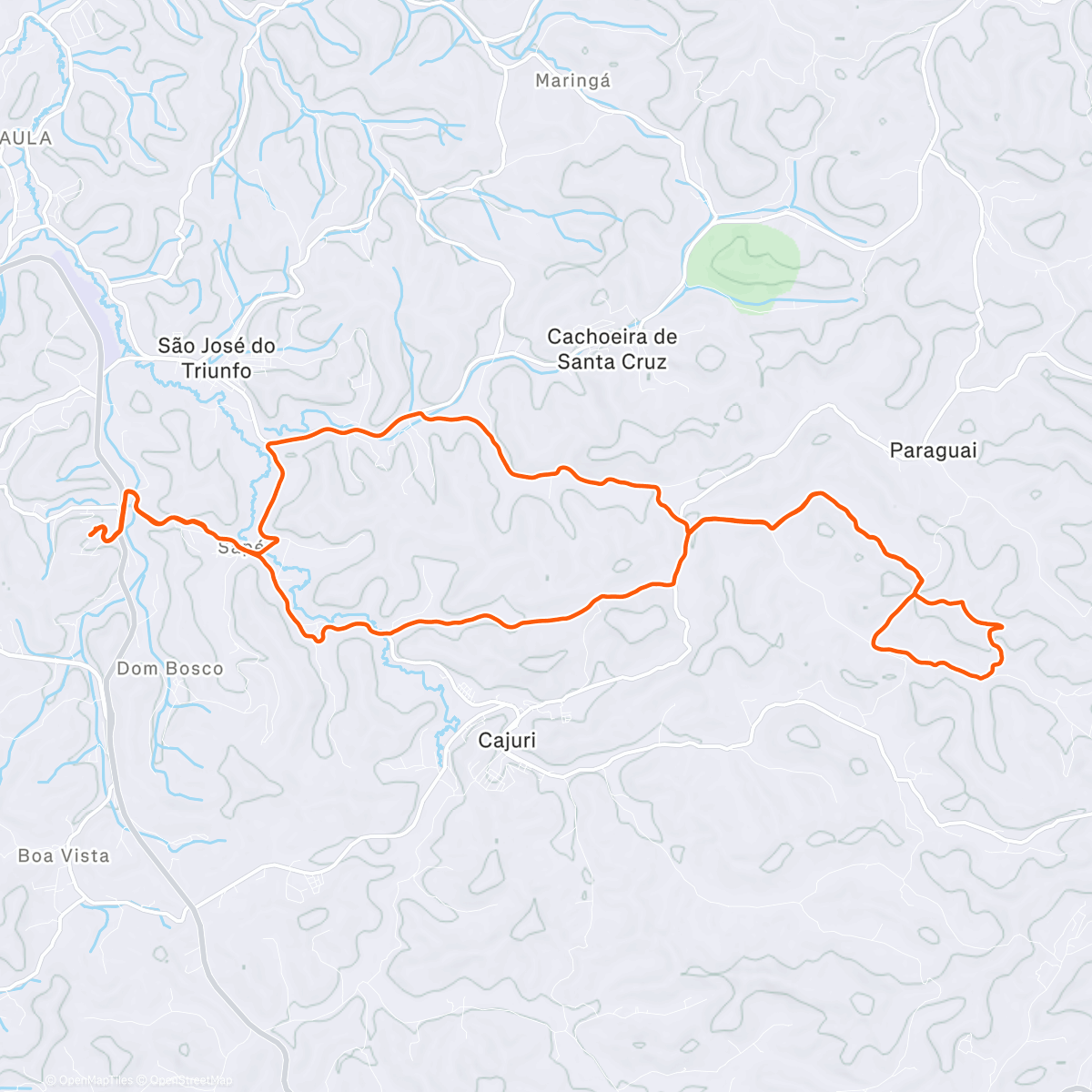 Map of the activity, Lobo