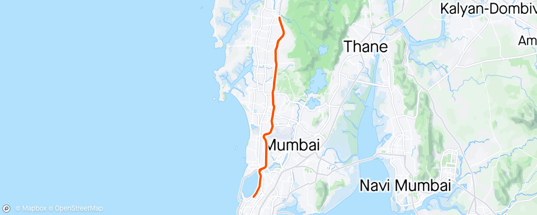 Map of the activity, Morning Ride 🇮🇳