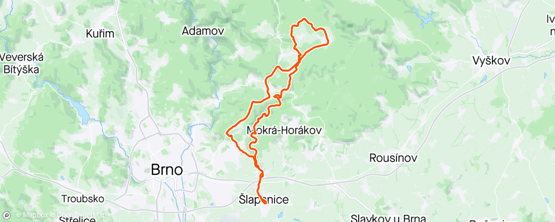 Map of the activity, Omrknout česnek a Lichtenštejna