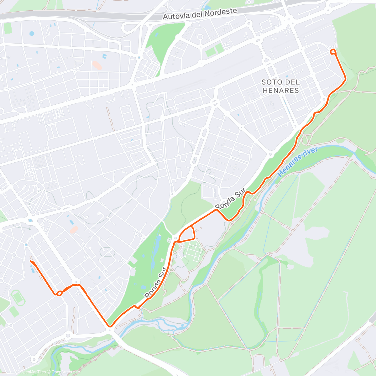 Map of the activity, V SAN SILVESTRE SOLIDARIA TORREJONERA