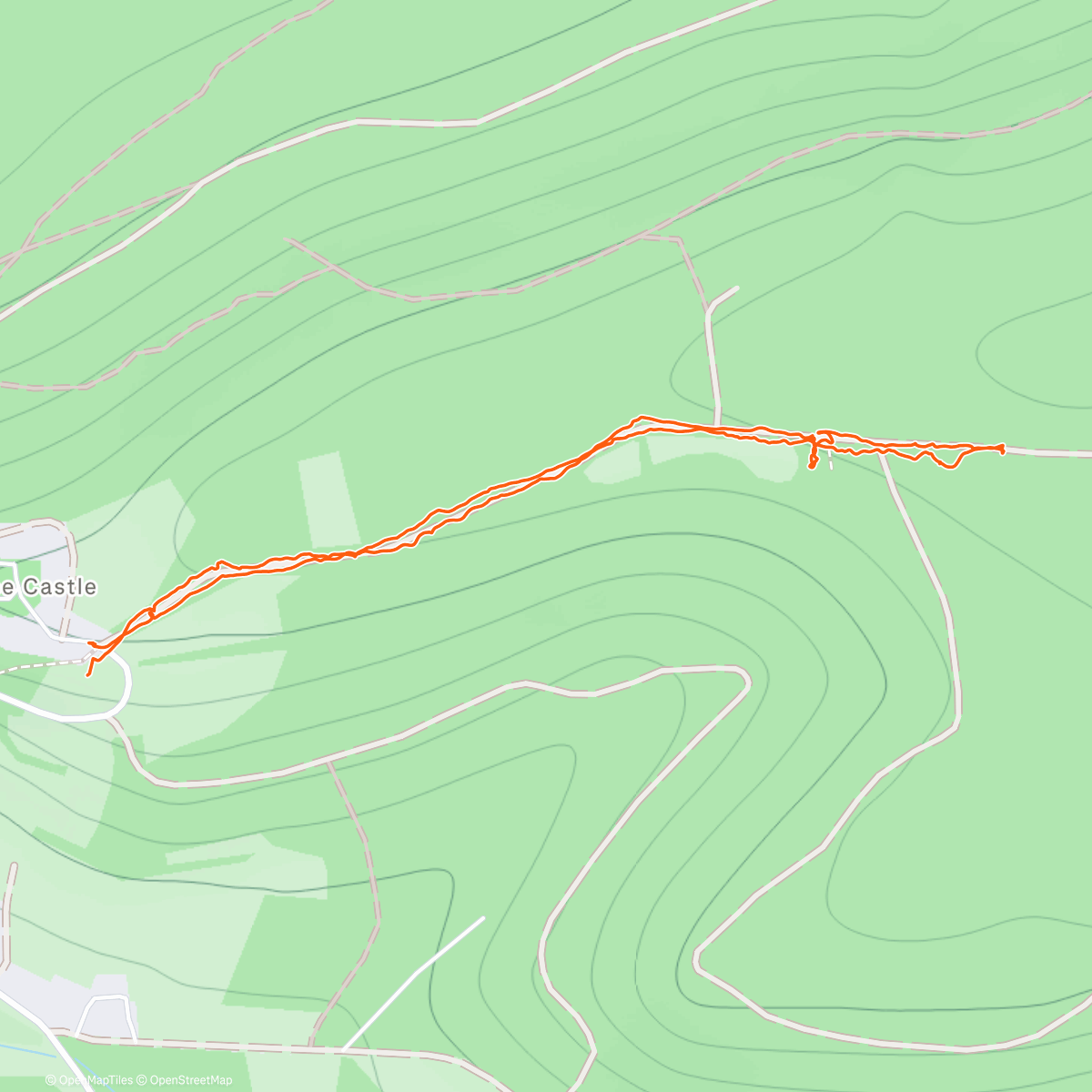 Map of the activity, Excursión de tarde