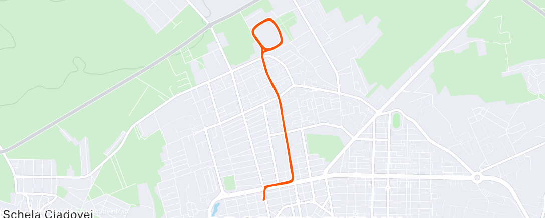 Map of the activity, 187/2025 (Christmas #SeveRun)