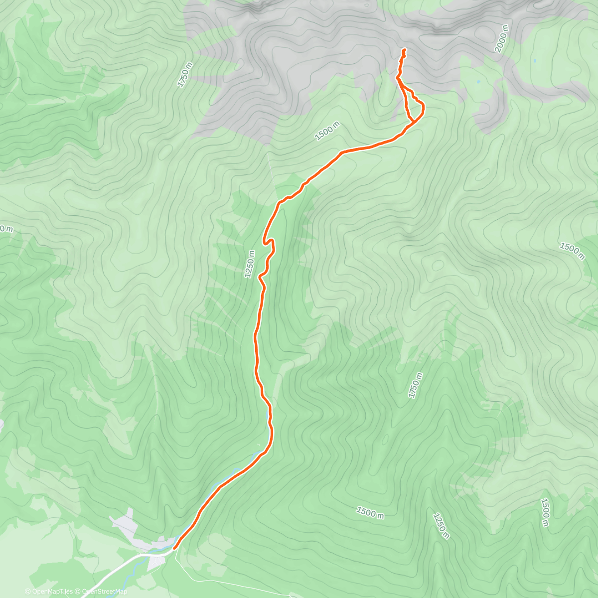 Map of the activity, Do Dolinky pod Homolkou podruhé😁