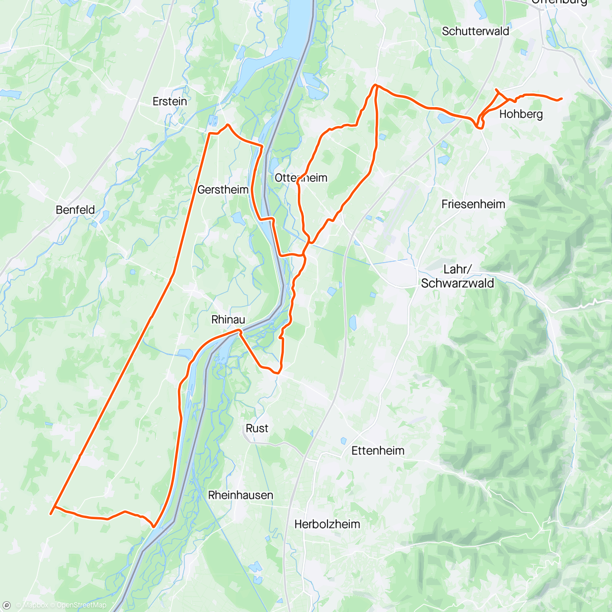 Mapa da atividade, RSV Sonntagstour