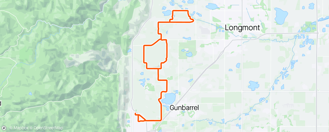 Map of the activity, Fast Gravel