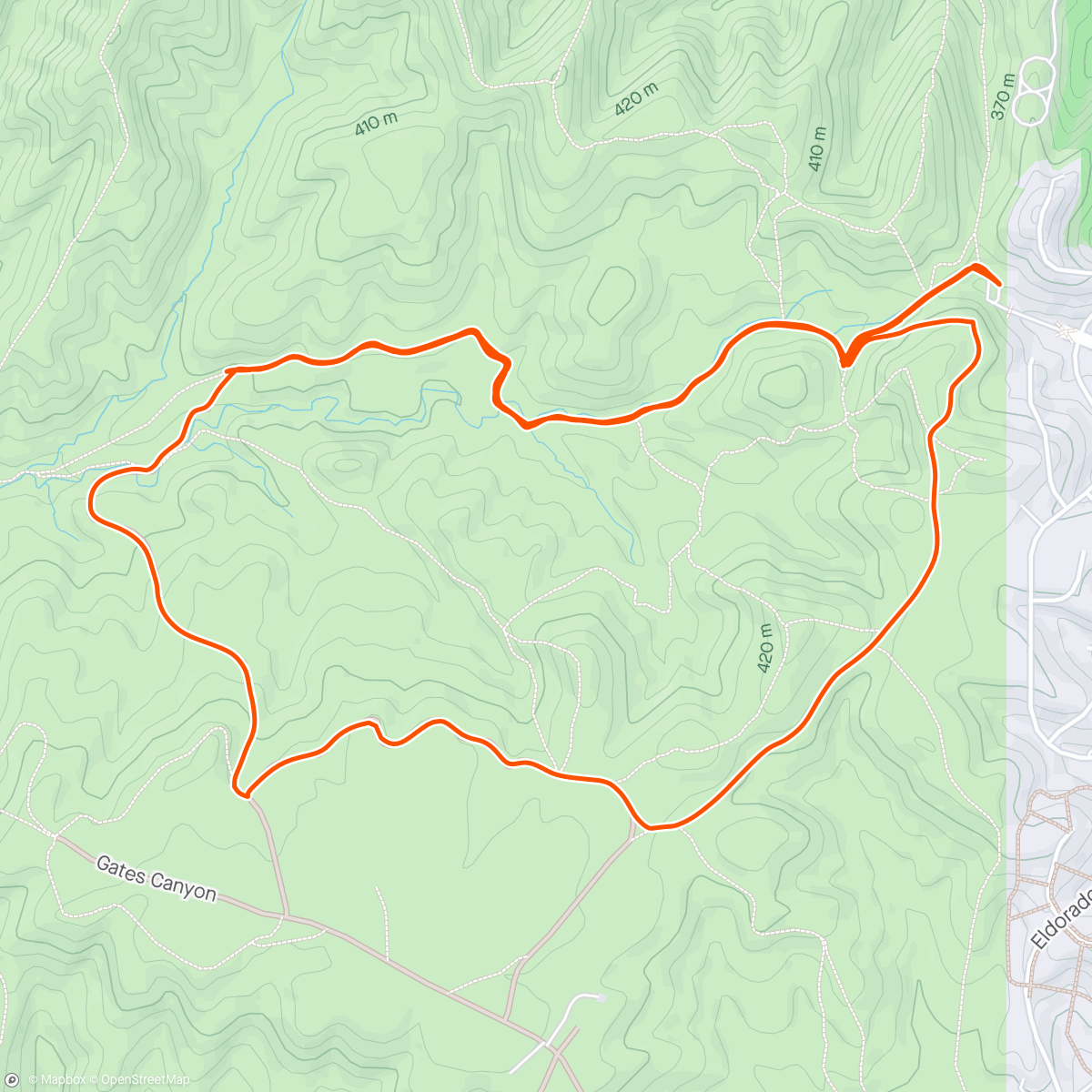 Mapa da atividade, Marking 6k Route Ahmanson Trail Race + trail support! Anytime Runner 1st Official Trail Race