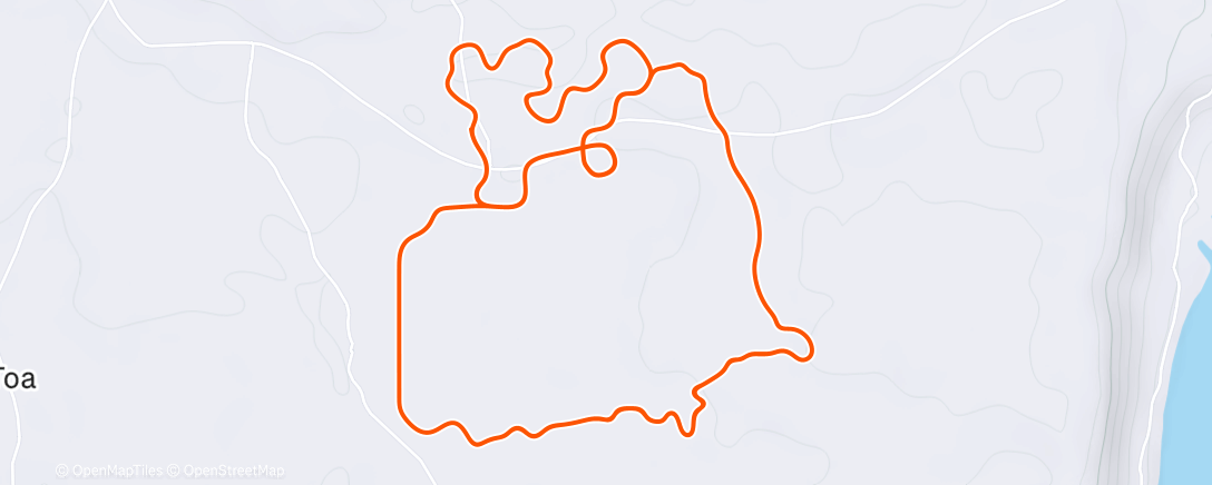 Map of the activity, Zwift - Over, Under and Beyond on Fine and Sandy in Makuri Islands