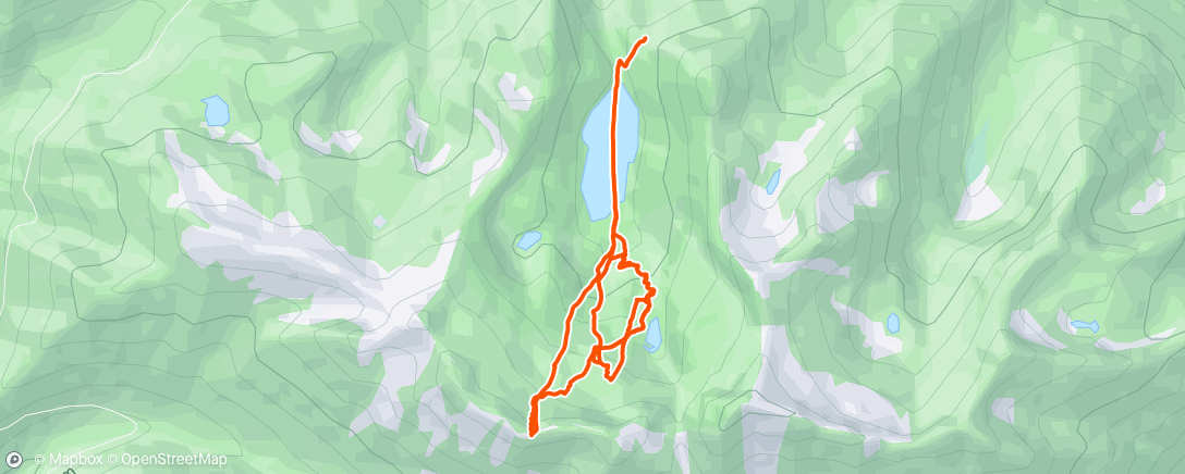 アクティビティ「Afternoon Backcountry Ski」の地図