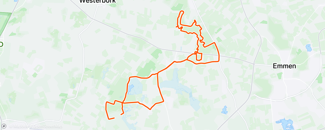 Map of the activity, Middagrit