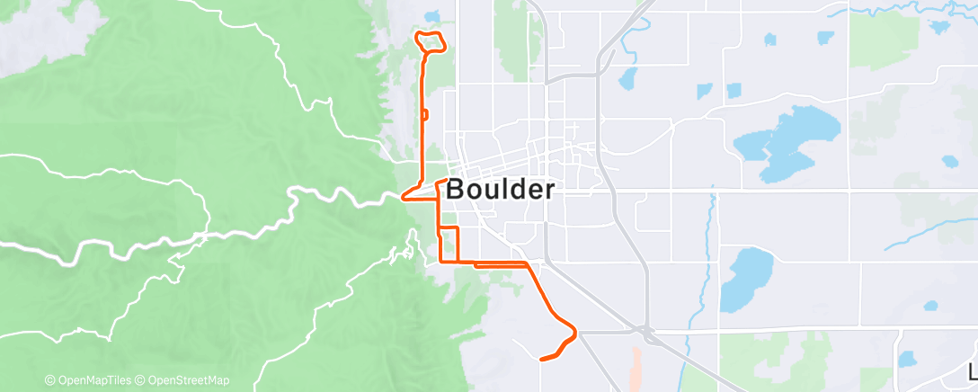 Carte de l'activité Lunch Ride