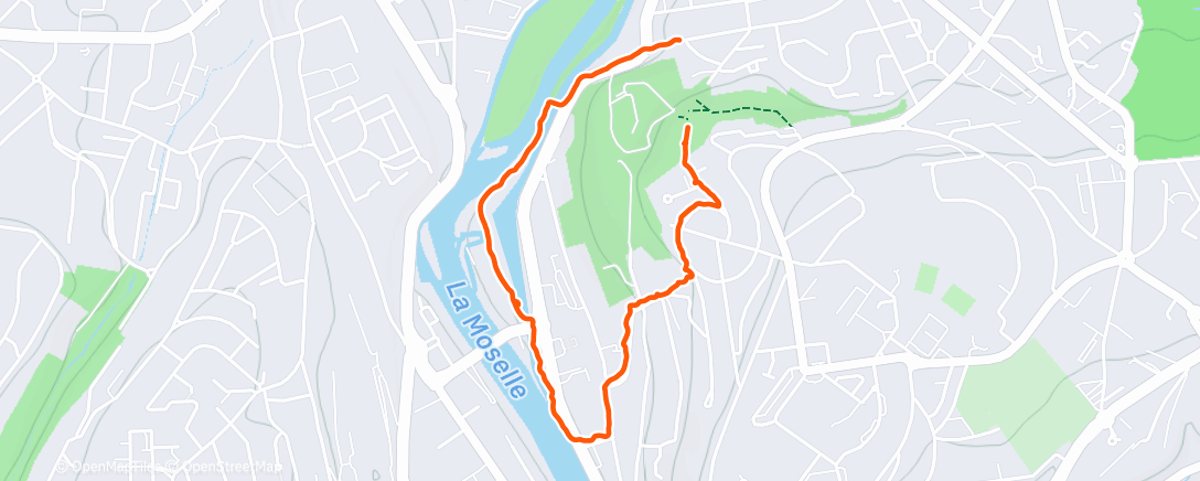 Map of the activity, Épinal