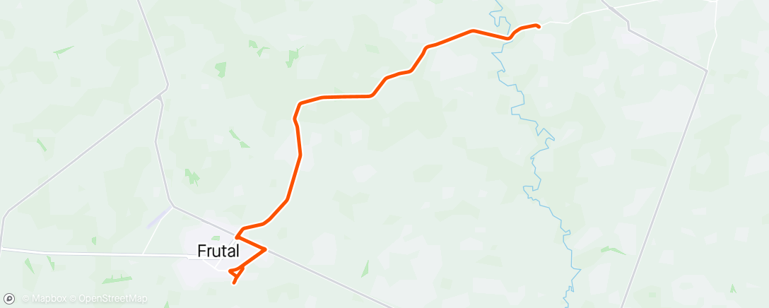 Map of the activity, TREINO Road