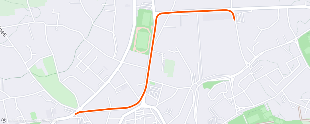 Map of the activity, Morning Ride