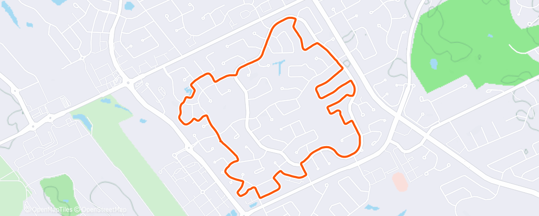 Map of the activity, Mostly snow and slush less icy than expected