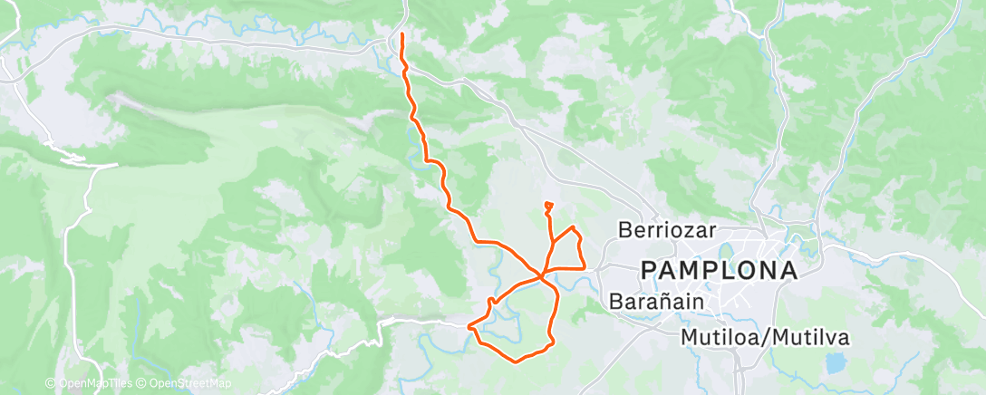 Map of the activity, Morning Ride