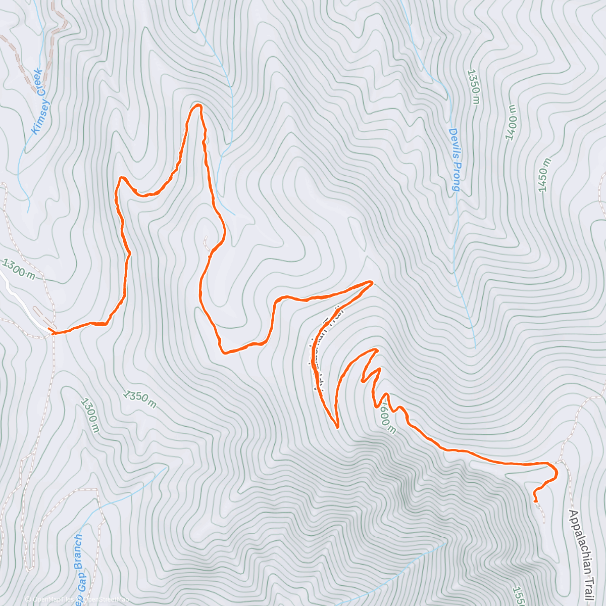 Map of the activity, MHH- Standing Indian