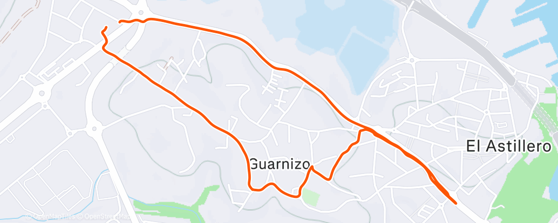 Карта физической активности (Caminata de noche)