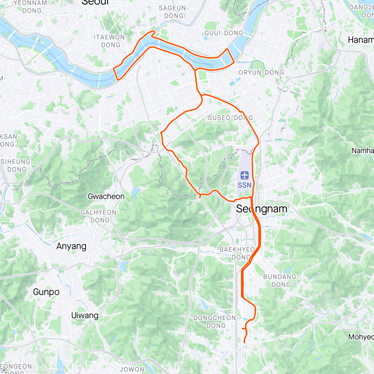 Map of the activity, 한입 먹은 포도송이..