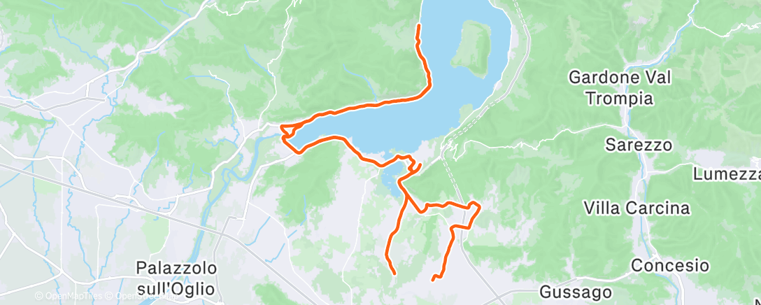 活动地图，Pedalata mattutina