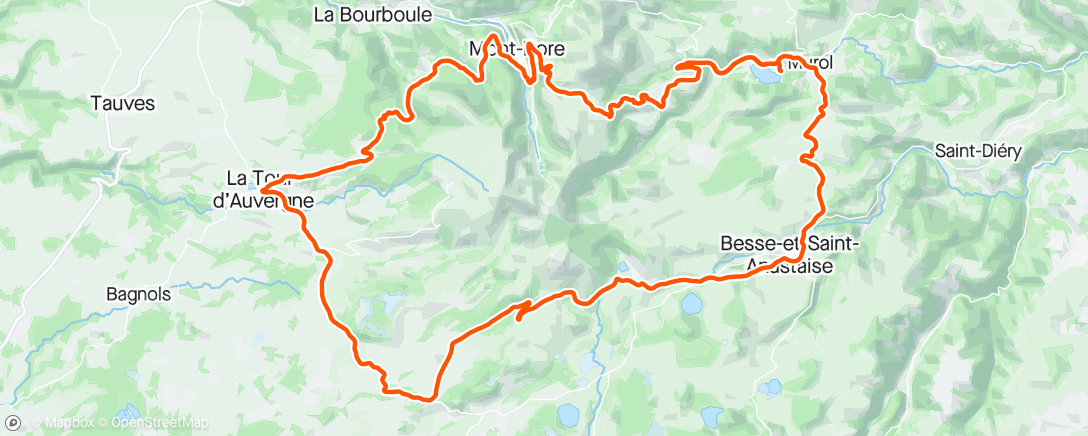 Mapa de la actividad, Morning Ride