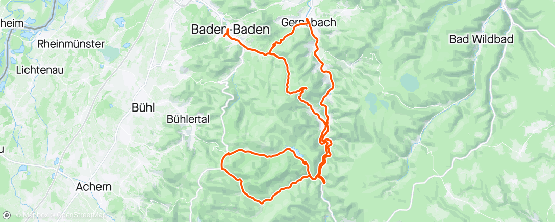 Karte der Aktivität „Baden 3”