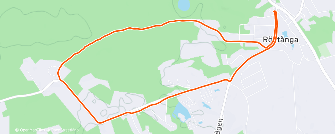 Карта физической активности (Afternoon Run)