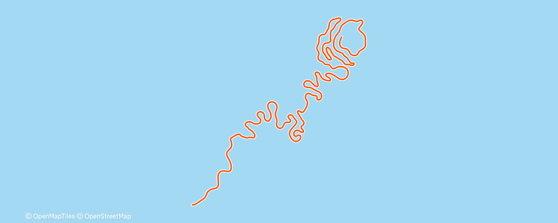 Map of the activity, MyWhoosh - Ramp Test - MyWhoosh