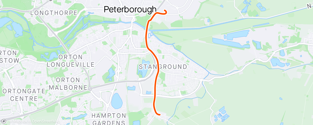 Map of the activity, Morning Walk to work