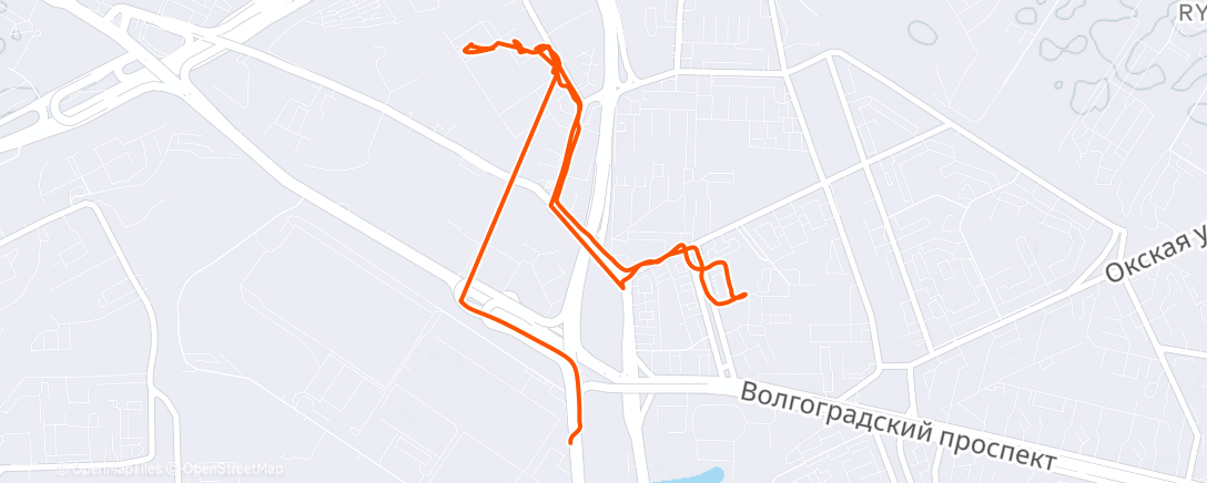 Map of the activity, Lunch Walk