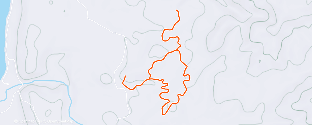 Map of the activity, Zwift - Spirit Forest in Makuri Islands