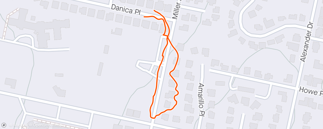 Map of the activity, Walking Lily
